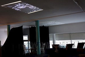 ceiling projection test width=